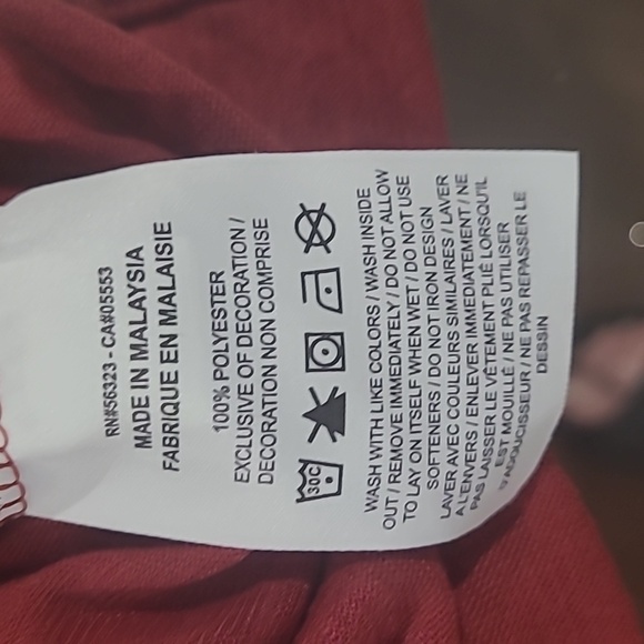 Nike Dri-FIT Team Player Size L Long Sleeve UV Crew Shirt CW3539-613 Crimson - Picture 6 of 9